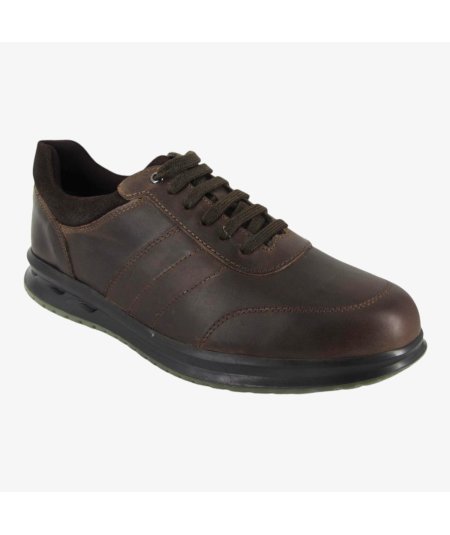Grisport 43027A28G - Sneakers da Uomo in Pelle Waterproof Marrone