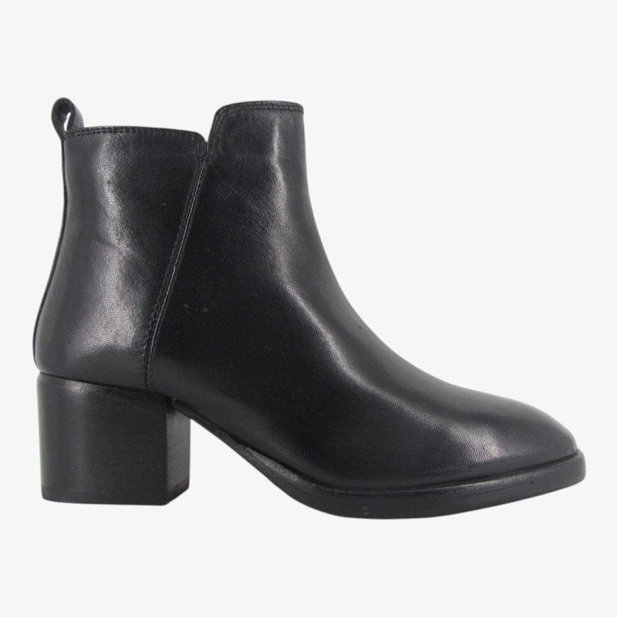 CafèNoir C1GA4332 - Stivaletto Chelsea in Pelle da Donna con Tacco Largo