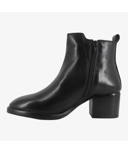 CafèNoir C1GA4332 - Stivaletto Chelsea in Pelle da Donna con Tacco Largo
