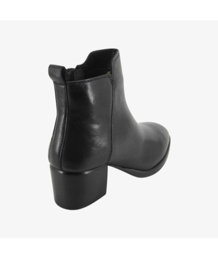 CafèNoir C1GA4332 - Stivaletto Chelsea in Pelle da Donna con Tacco Largo