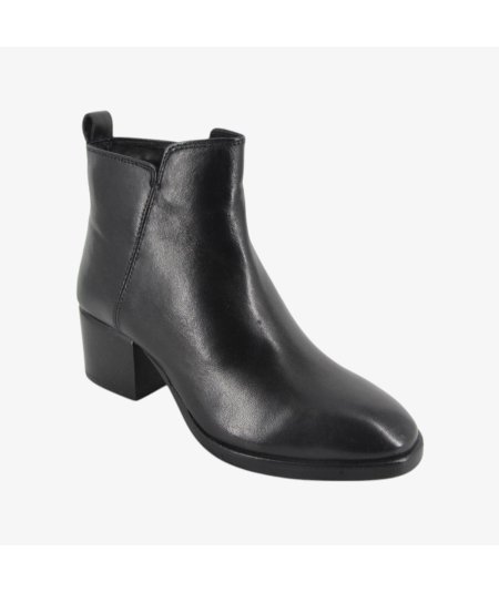 CafèNoir C1GA4332 - Stivaletto Chelsea in Pelle da Donna con Tacco Largo