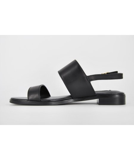 Liu Jo Erin 3 - Sandalo da Donna in Pelle Nero con Fibbia