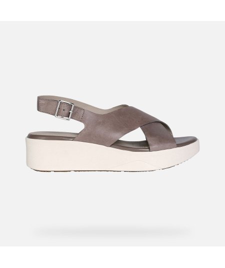 Geox sandalo laudara donna beige scuro