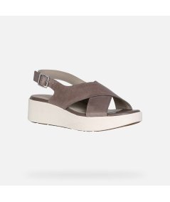 Geox sandalo laudara donna beige scuro