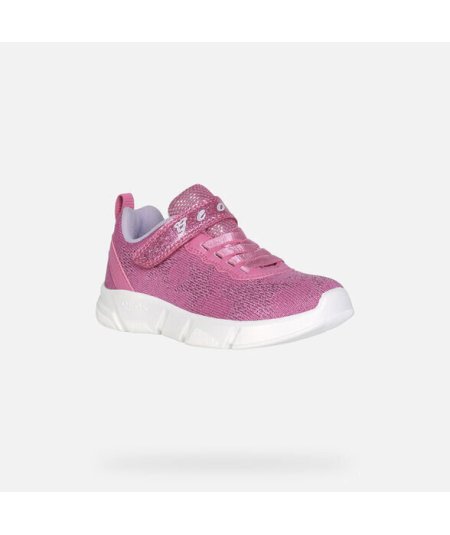 Geox scarpa sneaker bambina Aril Bimba Fuxia/Lilla