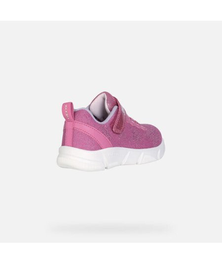 Geox scarpa sneaker bambina Aril Bimba Fuxia/Lilla