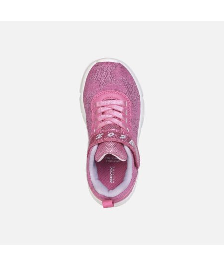 Geox scarpa sneaker bambina Aril Bimba Fuxia/Lilla