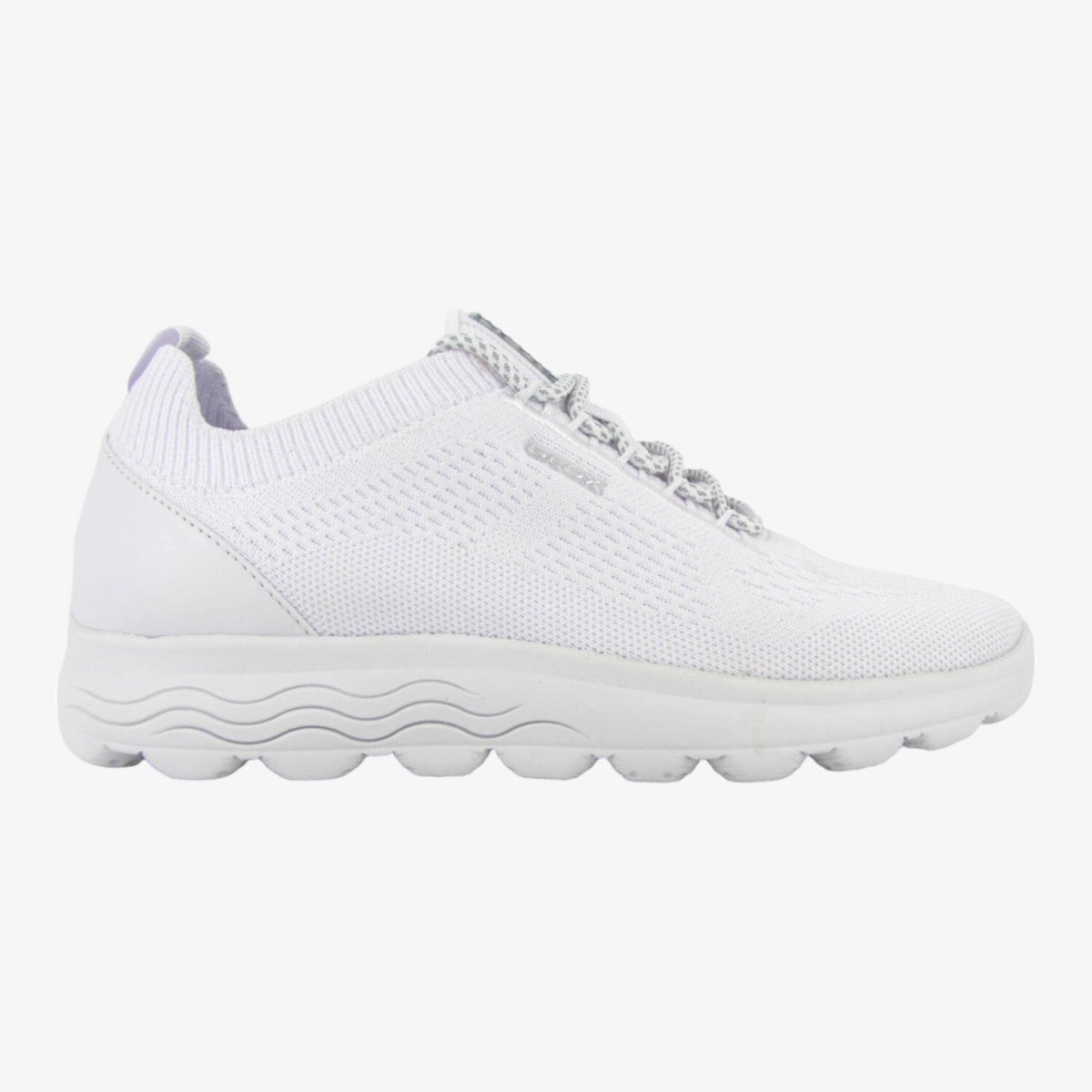 Geox Spherica Sneakers Donna in tessuto total White