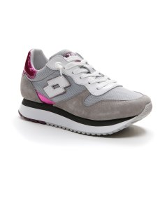 Lotto Leggenda Wedge W - Sneakers Casual Donna in Camoscio con Platform