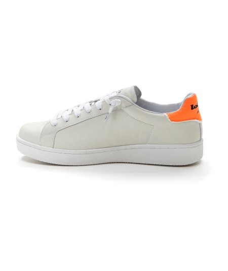 Lotto Leggenda Autograph Fluo - Sneakers Casual da Uomo in Pelle Bianca