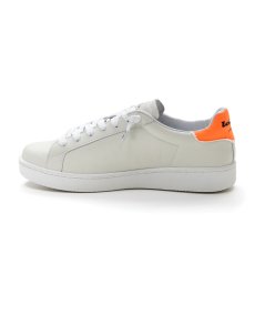 Lotto Leggenda Autograph Fluo - Sneakers Casual da Uomo in Pelle Bianca