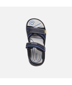 Geox J15DRA sandalo Maratea Blu Navy E Giallo