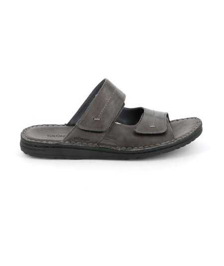 Grunland CI1505-80 Ciabatta Uomo in Vera Pelle