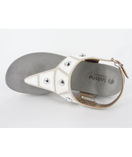 Inblu DV-17 diva sandalo  infradito da donna Ghiaccio