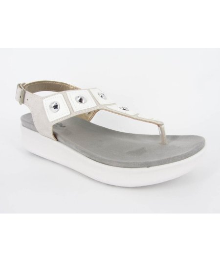 Inblu DV-17 diva sandalo  infradito da donna Ghiaccio