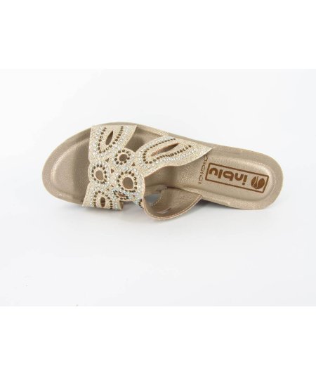 inblu AS-26 Asiago Platino Ciabatte Donna Zeppa