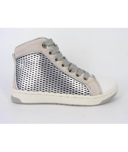 Geox J Creamy E Pearl.GBK Suede Scarpa Bambina