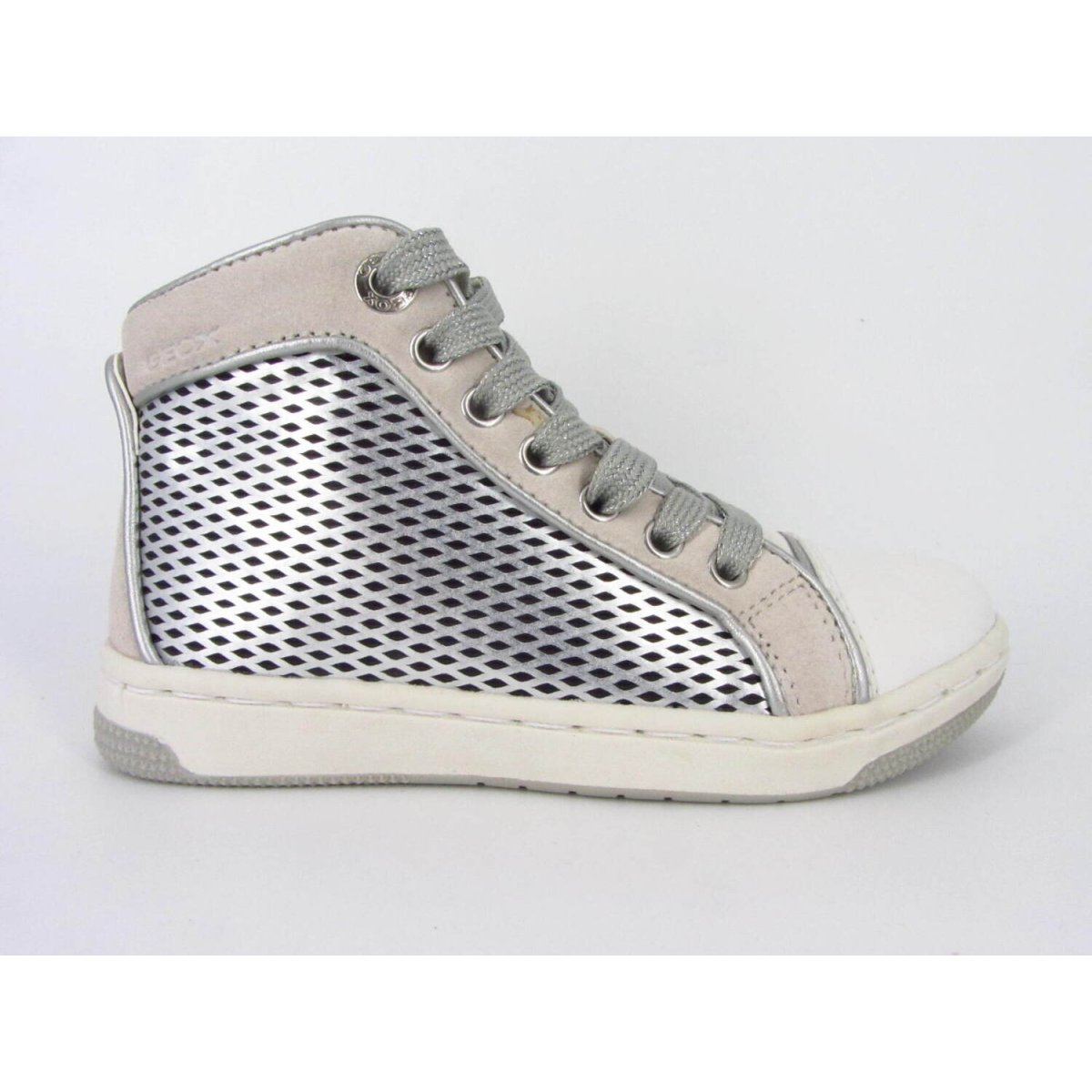 Geox J Creamy E Pearl.GBK Suede Scarpa Bambina