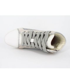 Geox J Creamy E Pearl.GBK Suede Scarpa Bambina