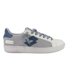 Lotto Autograph Net - Sneakers Casual da Uomo in Pelle e Tessuto Traspirante