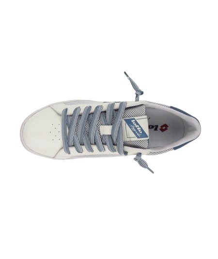 Lotto Autograph Net - Sneakers Casual da Uomo in Pelle e Tessuto Traspirante