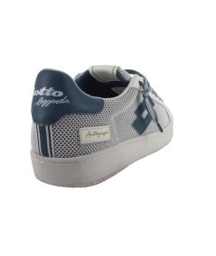 Lotto Autograph Net - Sneakers Casual da Uomo in Pelle e Tessuto Traspirante
