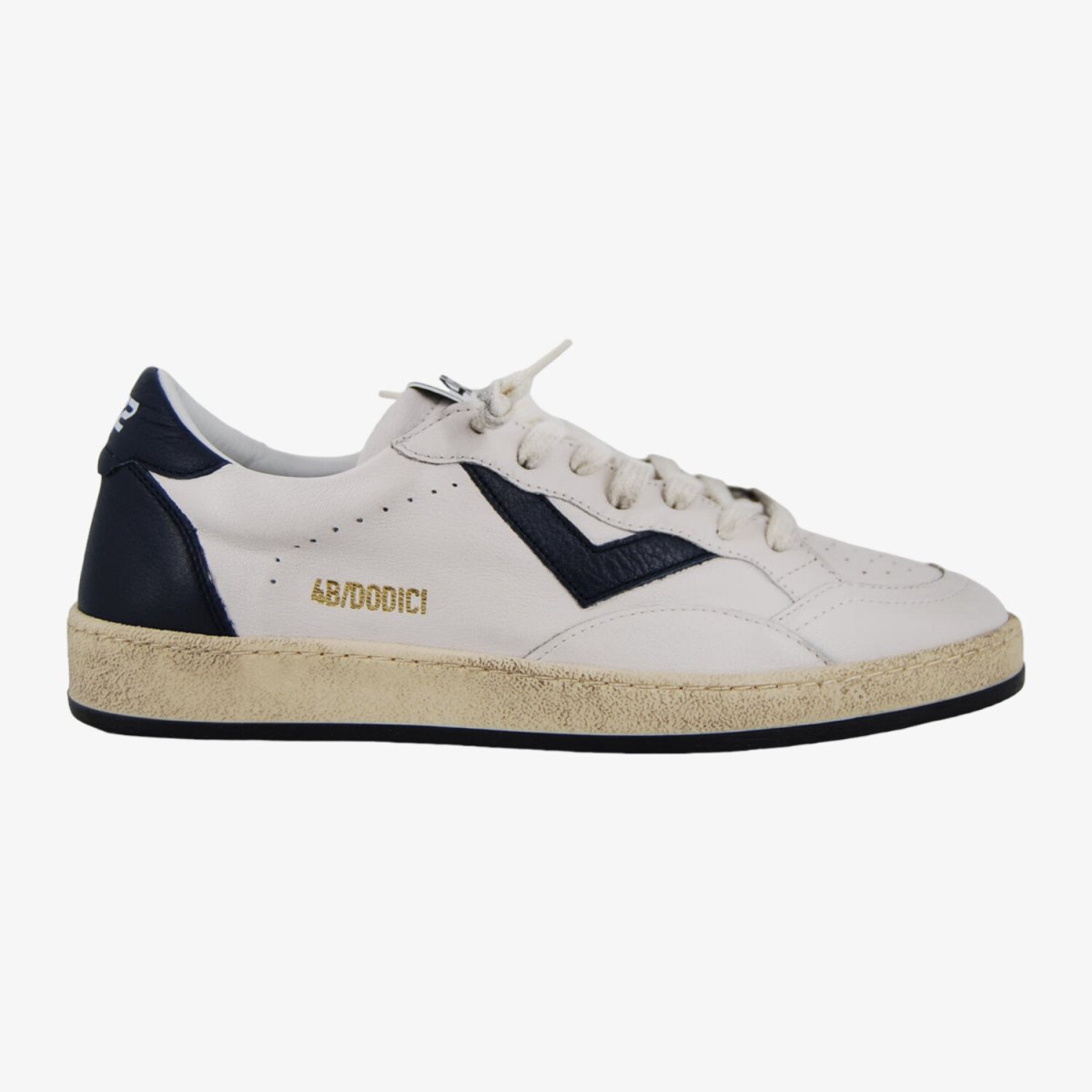 4B12 Play New U28 - Sneakers Uomo in Pelle con Effetto Sporco