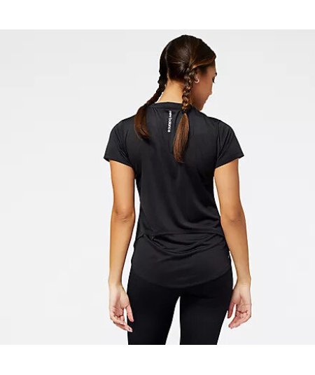 New Balance WT23222BK Accelerate Short Sleeve Top
