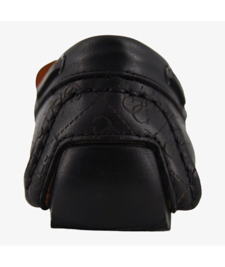 Guess Gallarate II - Mocassino da Uomo con Laccio in Pelle Nero