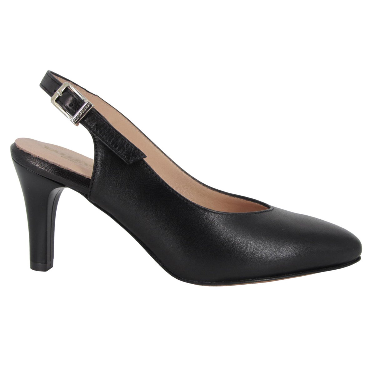 Valleverde 12151 - Chanel da Donna Elegante con Taccoa Spillo da 7 Cm Nero