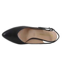 Valleverde 12151 - Chanel da Donna Elegante con Taccoa Spillo da 7 Cm Nero