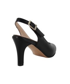 Valleverde 12151 - Chanel da Donna Elegante con Taccoa Spillo da 7 Cm Nero