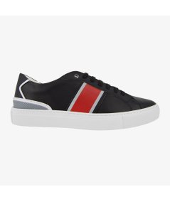 Guess Todi Low - Sneakers Casual da Uomo in Pelle Sintetica Blu e Rosso