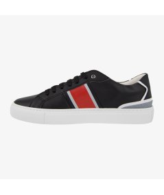Guess Todi Low - Sneakers Casual da Uomo in Pelle Sintetica Blu e Rosso