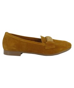 Cafè Noir C1EG6000 - Mocassino da Donna in Camoscio Giallo