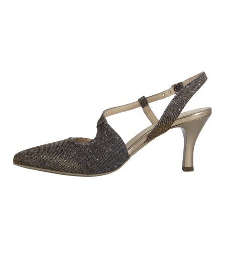 NeroGiardini E307010DE - Chanel da Donna Glitterato con Tacco a Spillo 65