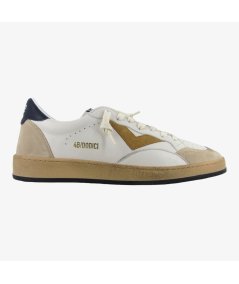 4B12 Play New U17C - Sneakers Uomo in Pelle e Camoscio con Effetto Sporco