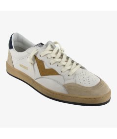 4B12 Play New U17C - Sneakers Uomo in Pelle e Camoscio con Effetto Sporco