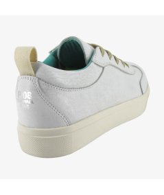 Panchic P08 - Sneakers Casual da Uomo in Pelle Total Whhite Effetto Sporco