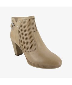 NeroGiardini E409720D - Tronchetto da Donna Traforato con Tacco a Cono