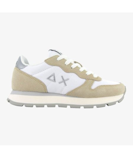 Sun68 Ally Gold Silver Sneaker Running