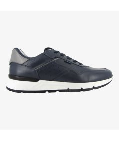 NeroGiardini E400192U - Sneakers da Uomo in Pelle Blu