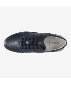 NeroGiardini E400192U - Sneakers da Uomo in Pelle Blu