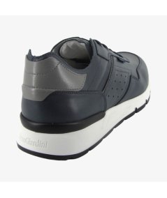NeroGiardini E400192U - Sneakers da Uomo in Pelle Blu