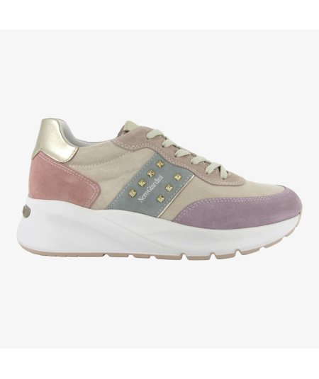 NeroGiardini E409851D - Sneakers Multicolor in Camoscio da Donna