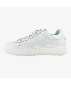 NeroGiardini E409915D - Sneakers da Donna in Pelle Total White