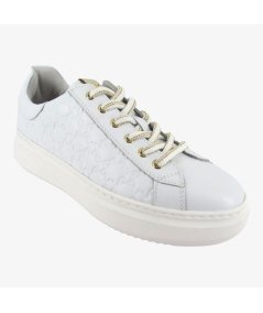 NeroGiardini E409915D - Sneakers da Donna in Pelle Total White