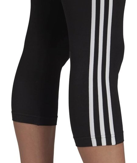 adidas - Essentials 3-Stripes 3/4 Length Leggings Donna
