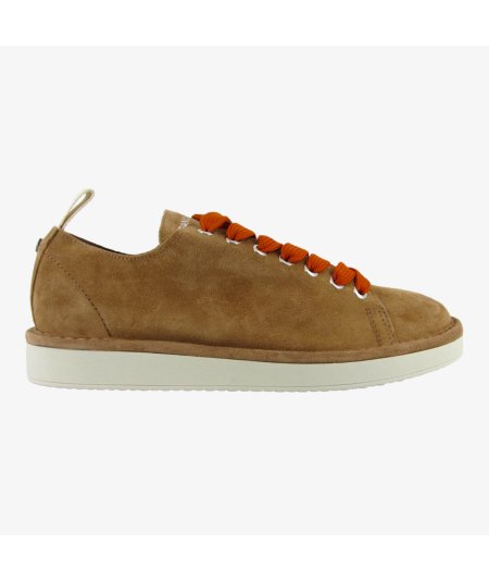 Panchic P01 - Sneakers Casual da Uomo in Camoscio Arancio Bruciato