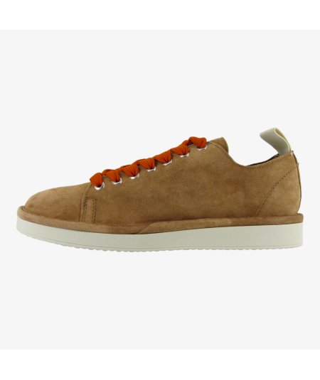 Panchic P01 - Sneakers Casual da Uomo in Camoscio Arancio Bruciato